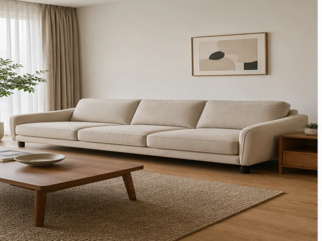 Sofa băng Mellow màu be