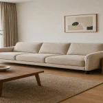 Sofa băng Mellow màu be