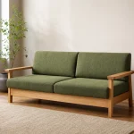 Sofa gỗ Osaka xanh lá